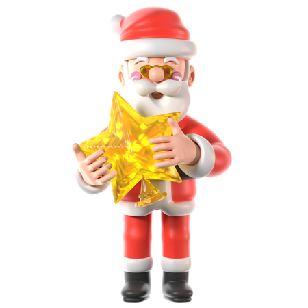 Papai Noel  3D Illustration