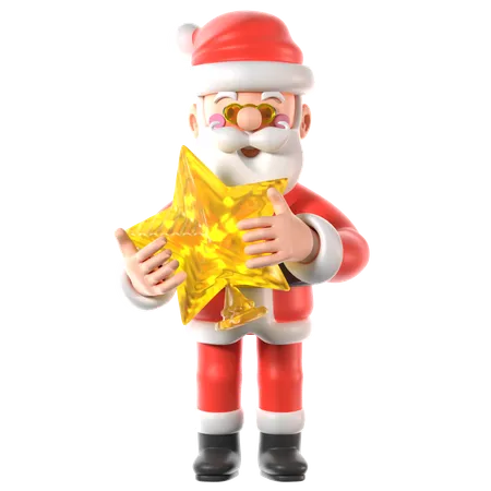 Papai Noel  3D Illustration