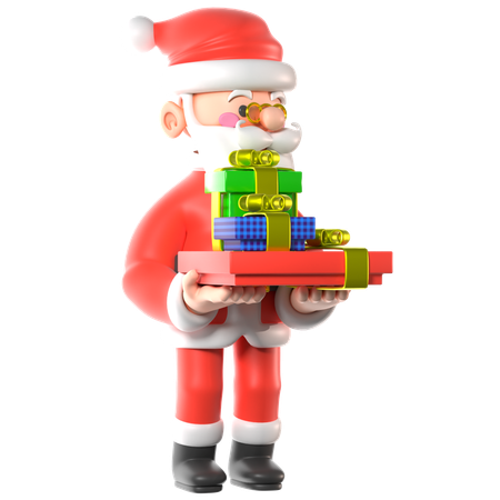 Papai Noel  3D Illustration