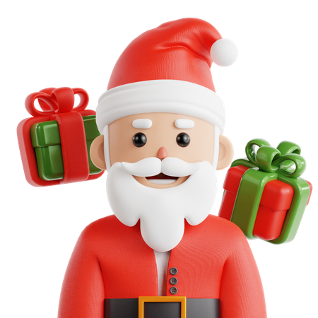Papai Noel  3D Icon