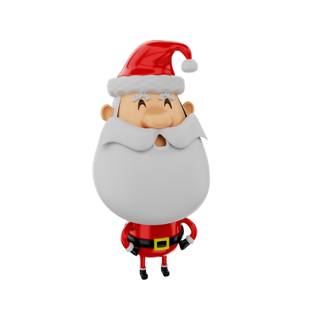 Papai Noel  3D Illustration