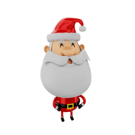 Papai Noel  3D Illustration