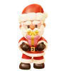 Papai Noel com caixa de presente