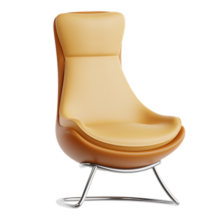 Papasan chair  3D Icon