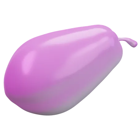 Papaya  3D Icon