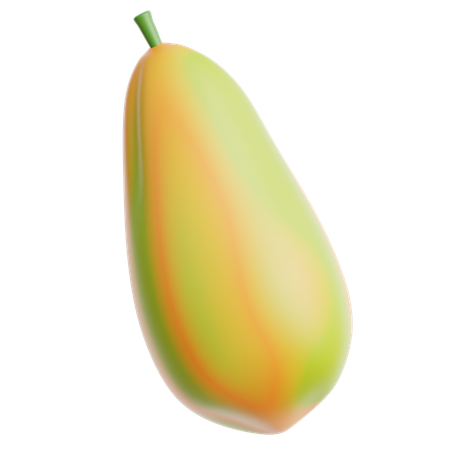 Papaya  3D Icon
