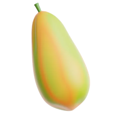 Papaya  3D Icon