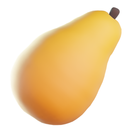 Papaya  3D Icon