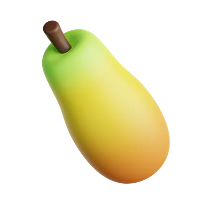 Papaya  3D Illustration