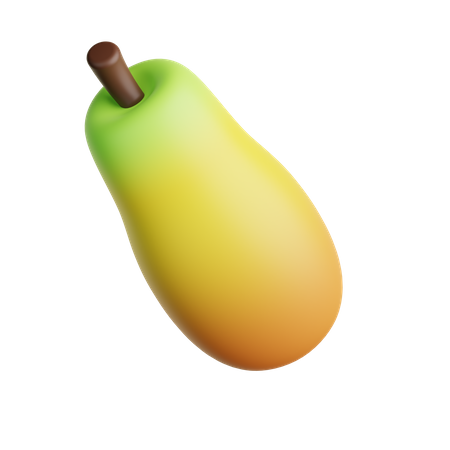 Papaya 3D Illustration