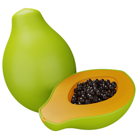 Papaye  3D Icon