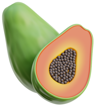 Papaye  3D Icon