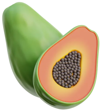 Papaye  3D Icon