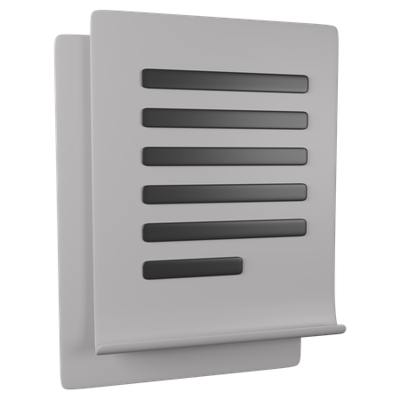 Papéis  3D Icon