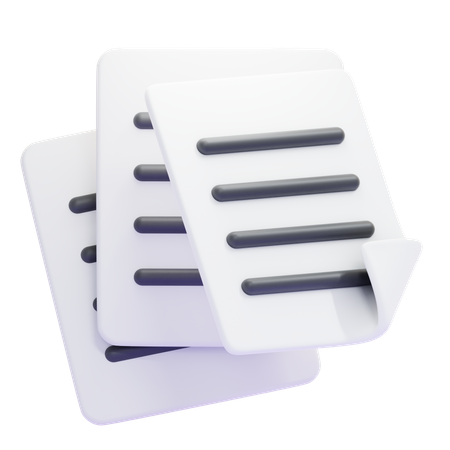 Papel  3D Icon