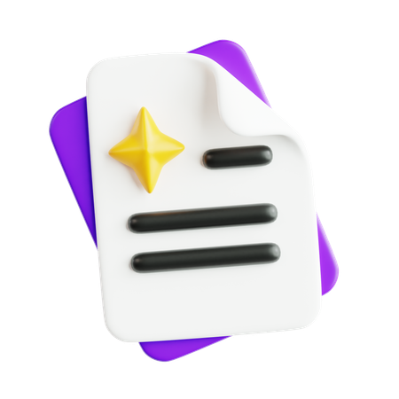 Papel  3D Icon