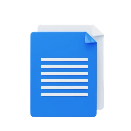 Papel  3D Icon