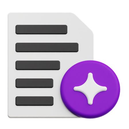 Tienes papel  3D Icon