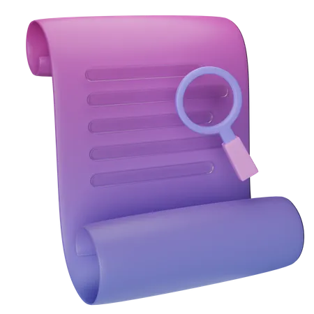 Papel de análisis  3D Icon