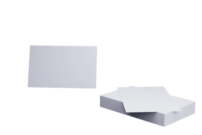 Papel em branco  3D Icon