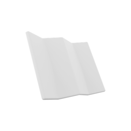 Papel em branco  3D Icon