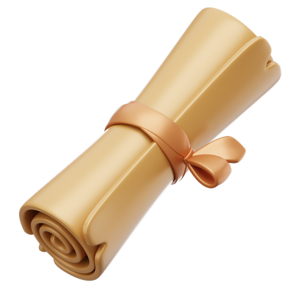 Rollo de papel  3D Icon