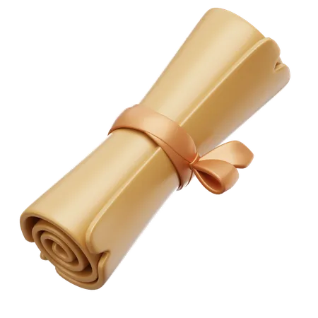 Rollo de papel  3D Icon