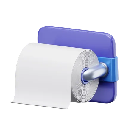 Papel higiênico  3D Icon