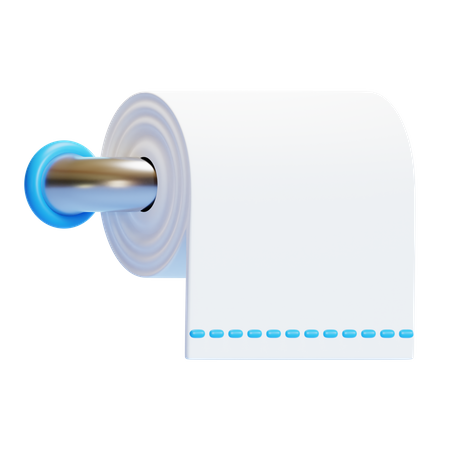 Papel higiênico  3D Icon