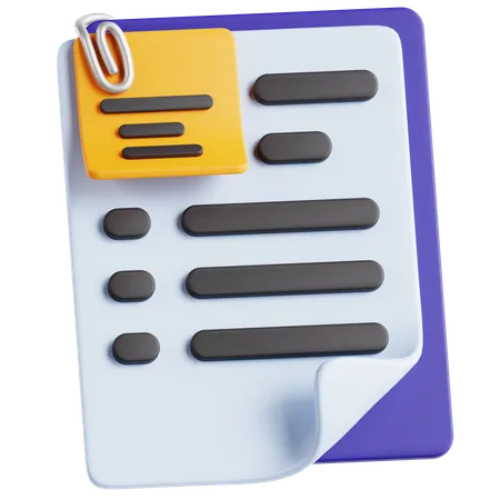 Papelada  3D Icon