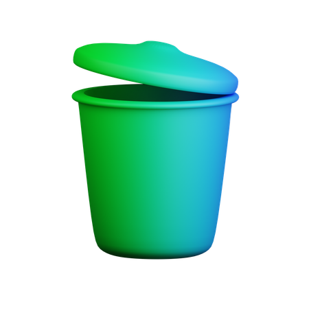 Contenedor de basura  3D Icon