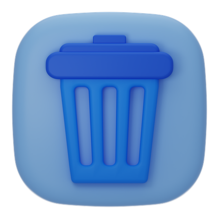 Contenedor de basura  3D Icon