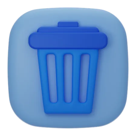 Contenedor de basura  3D Icon