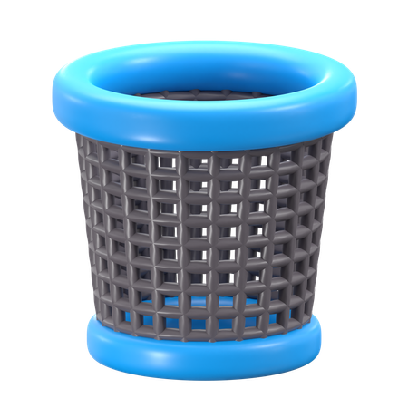 Cubo de basura  3D Icon