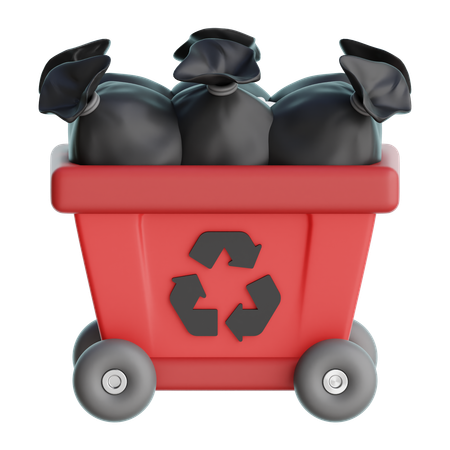 Contenedor de basura  3D Icon