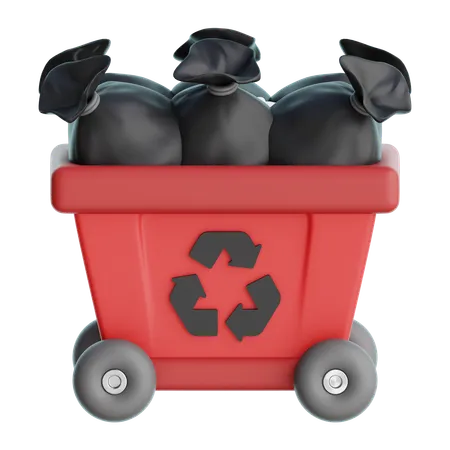 Contenedor de basura  3D Icon