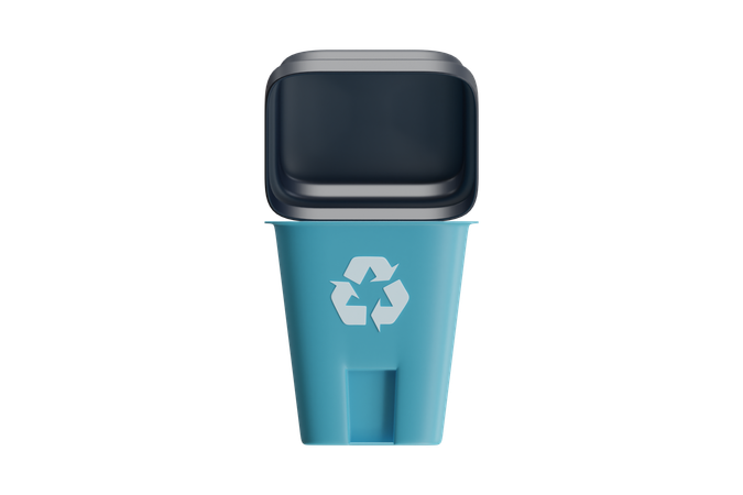 Contenedor de basura  3D Icon