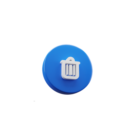 Contenedor de basura  3D Icon