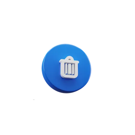 Contenedor de basura  3D Icon