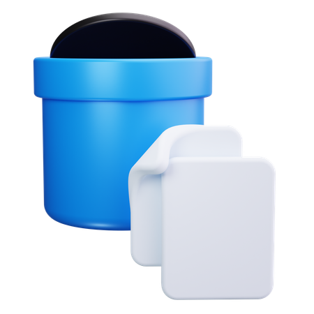 Contenedor de basura  3D Icon