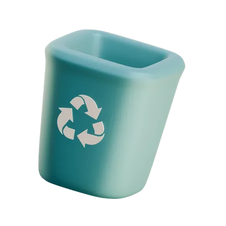 Contenedor de basura  3D Icon