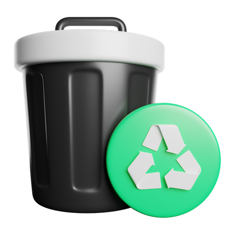 Contenedor de basura  3D Icon