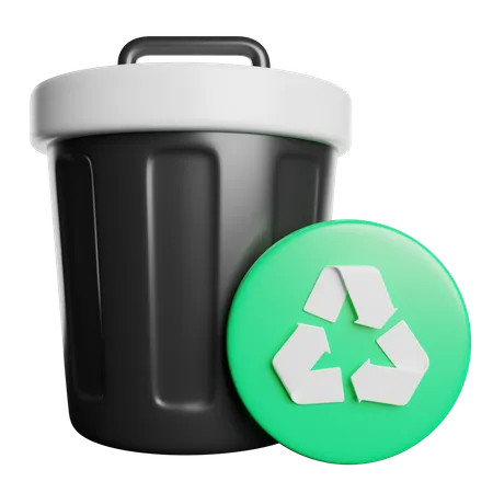 Contenedor de basura  3D Icon