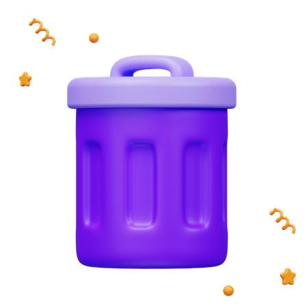 Contenedor de basura  3D Icon