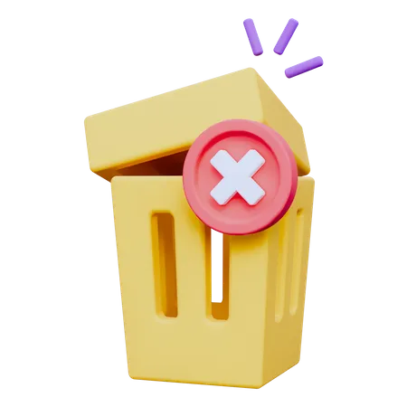 Contenedor de basura  3D Icon