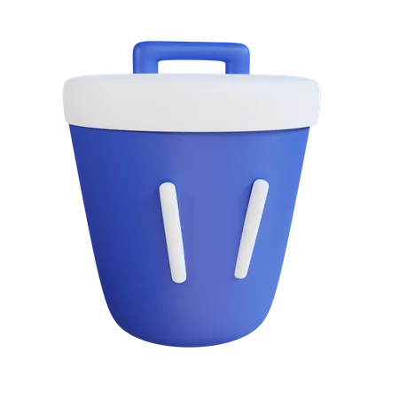 Contenedor de basura  3D Icon