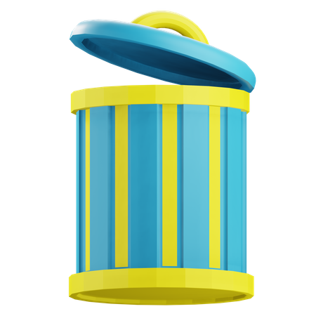 Contenedor de basura  3D Icon