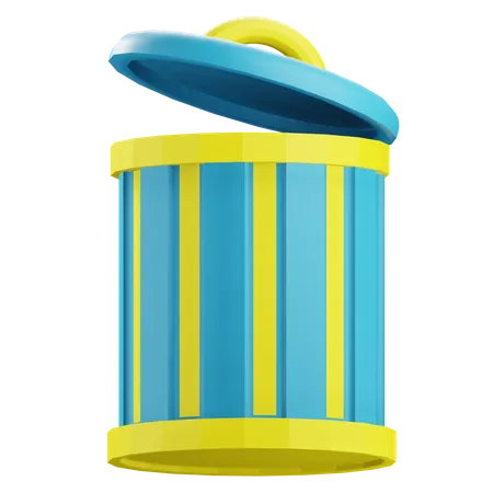 Contenedor de basura  3D Icon