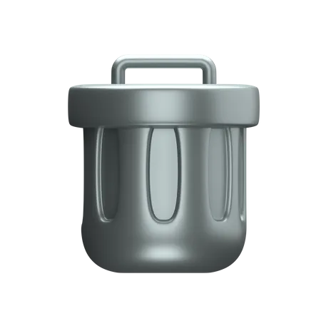 Contenedor de basura  3D Icon