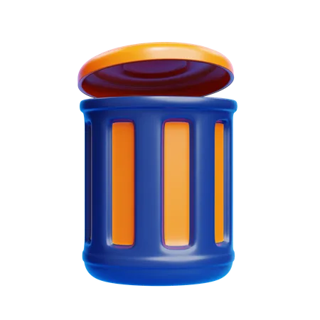 Contenedor de basura  3D Icon